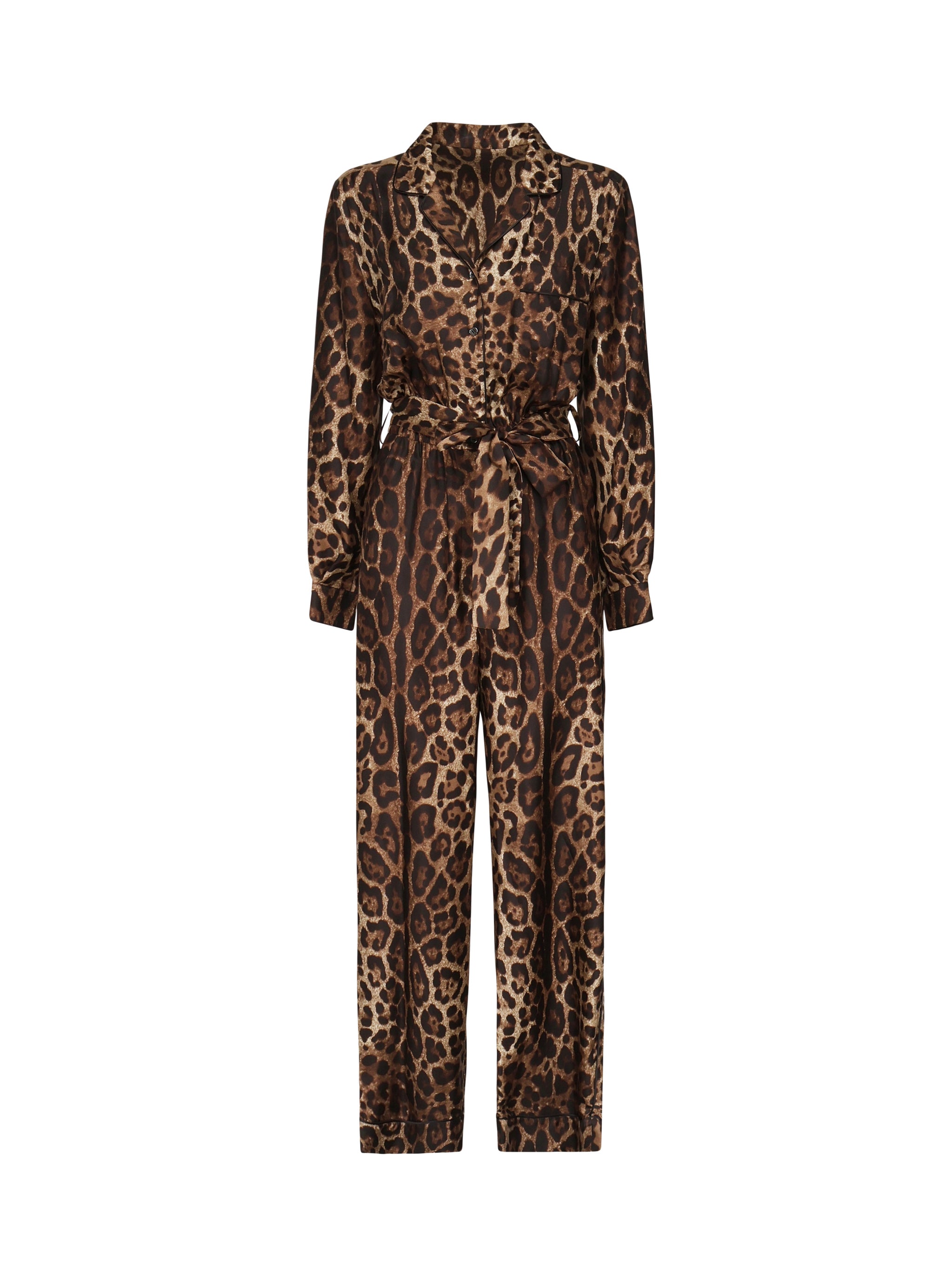 Tuta pigiama in twill di seta F6C1GT HS1ZXHY13M DOLCE & GABBANA 