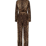 Tuta pigiama in twill di seta F6C1GT HS1ZXHY13M DOLCE & GABBANA 