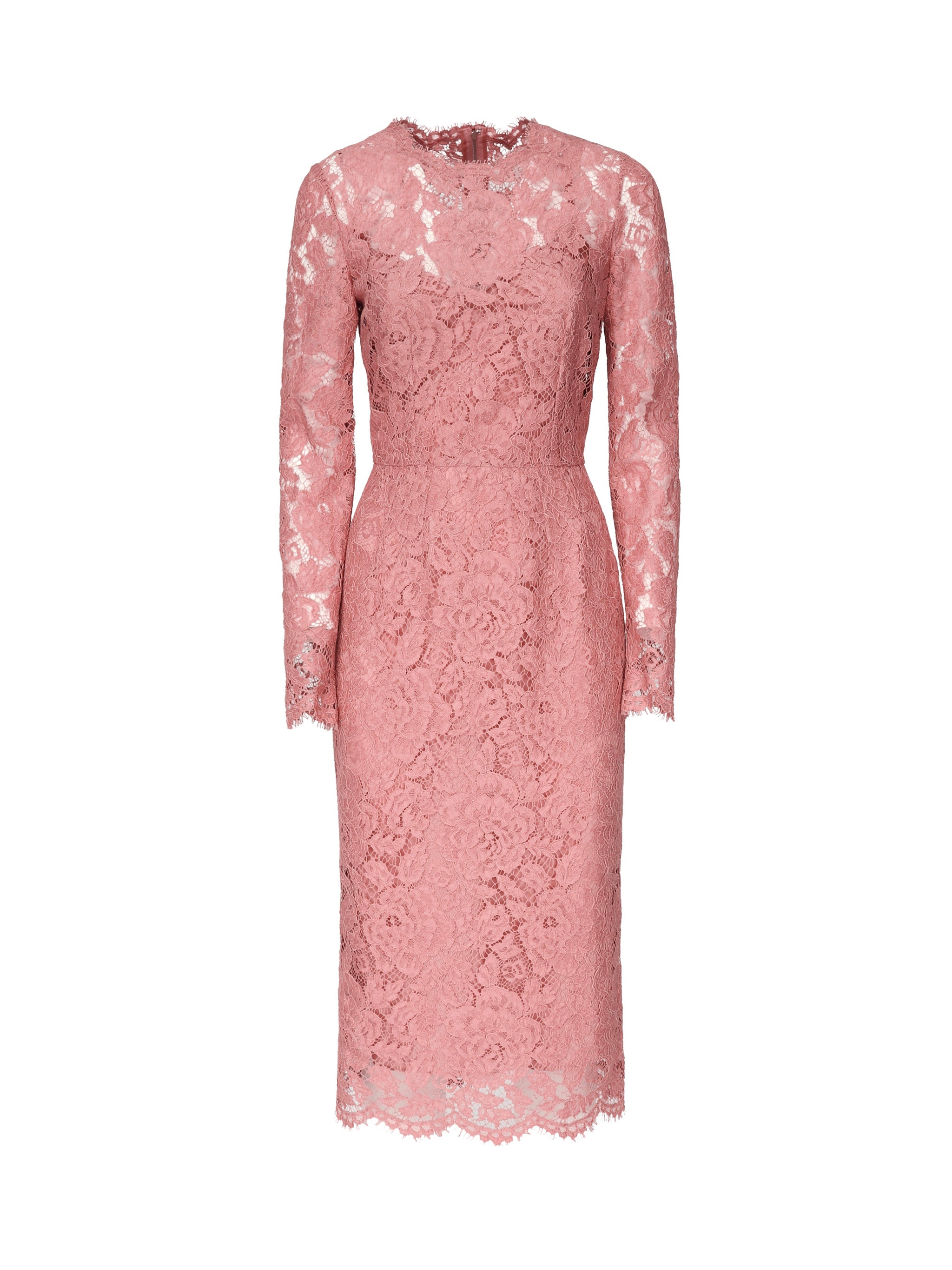 Abito longuette a tubino in pizzo F6M0DT HLM7LF0473 DOLCE & GABBANA 