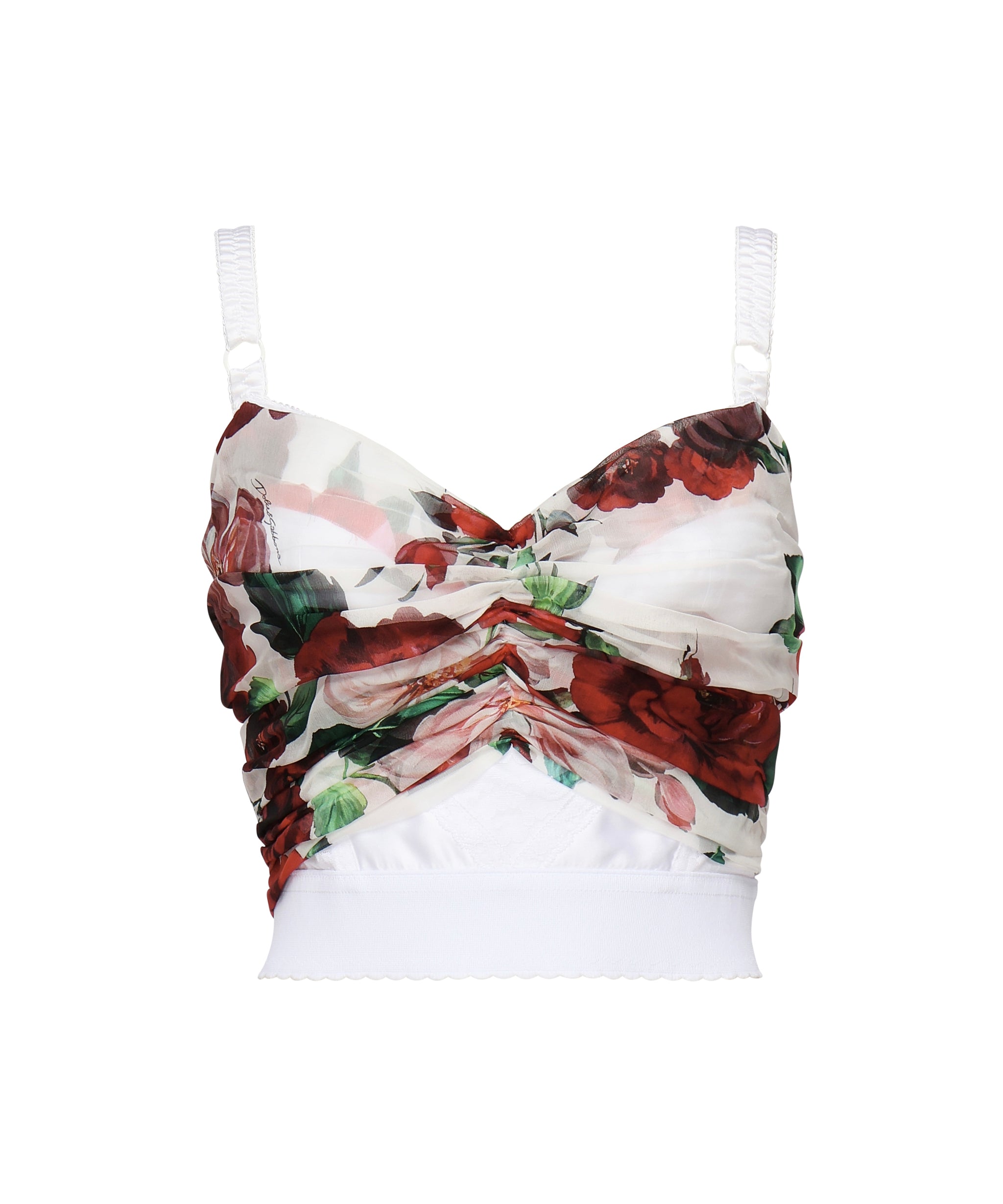 Top bustier stampa Rosa<BR/> F7AX5T IS1Y6HA5PD DOLCE & GABBANA 