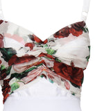 Top bustier stampa Rosa<BR/> F7AX5T IS1Y6HA5PD DOLCE & GABBANA 