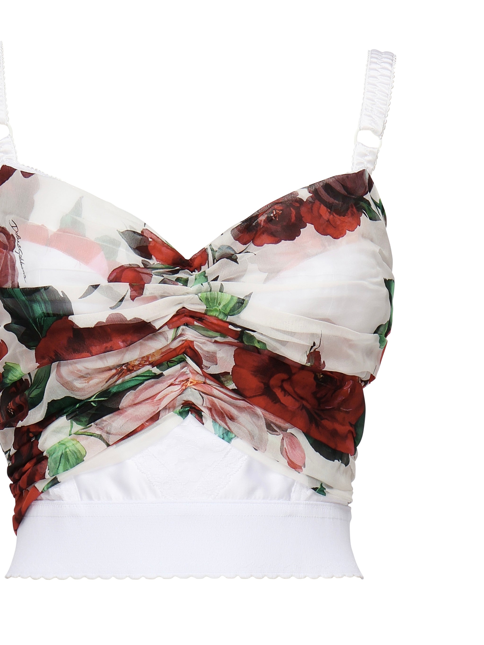 Top bustier stampa Rosa<BR/> F7AX5T IS1Y6HA5PD DOLCE & GABBANA 