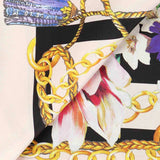 Foulard in twill di seta stampa fiori FN090R GDC5JHN5QG DOLCE & GABBANA 