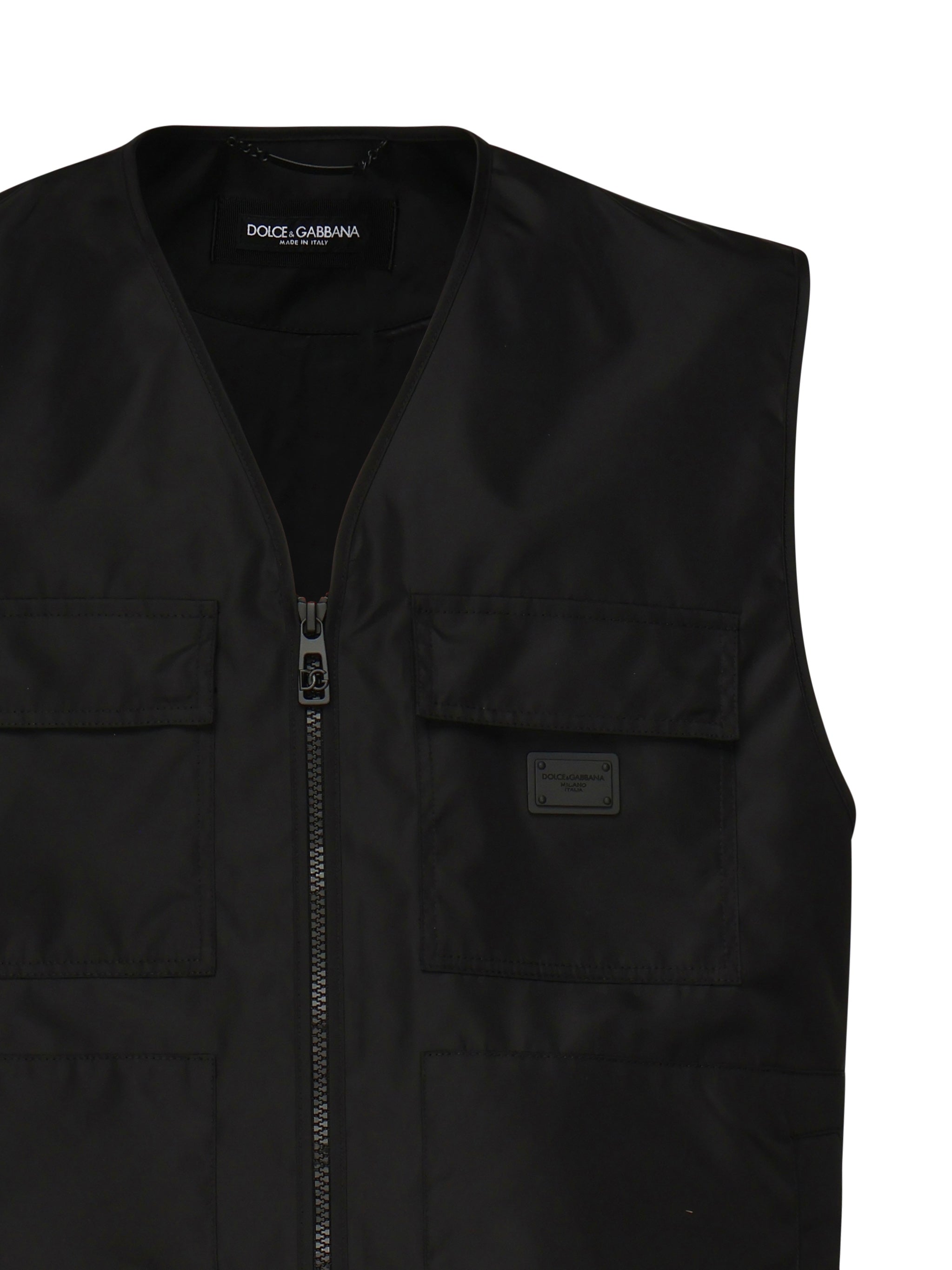 Gilet con logo G9BNIT FUS23N0000 DOLCE & GABBANA 