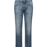 Jeans modello Classic cinque tasche in cotone con abrasioni GP02XD G8MG8S9001 DOLCE & GABBANA 