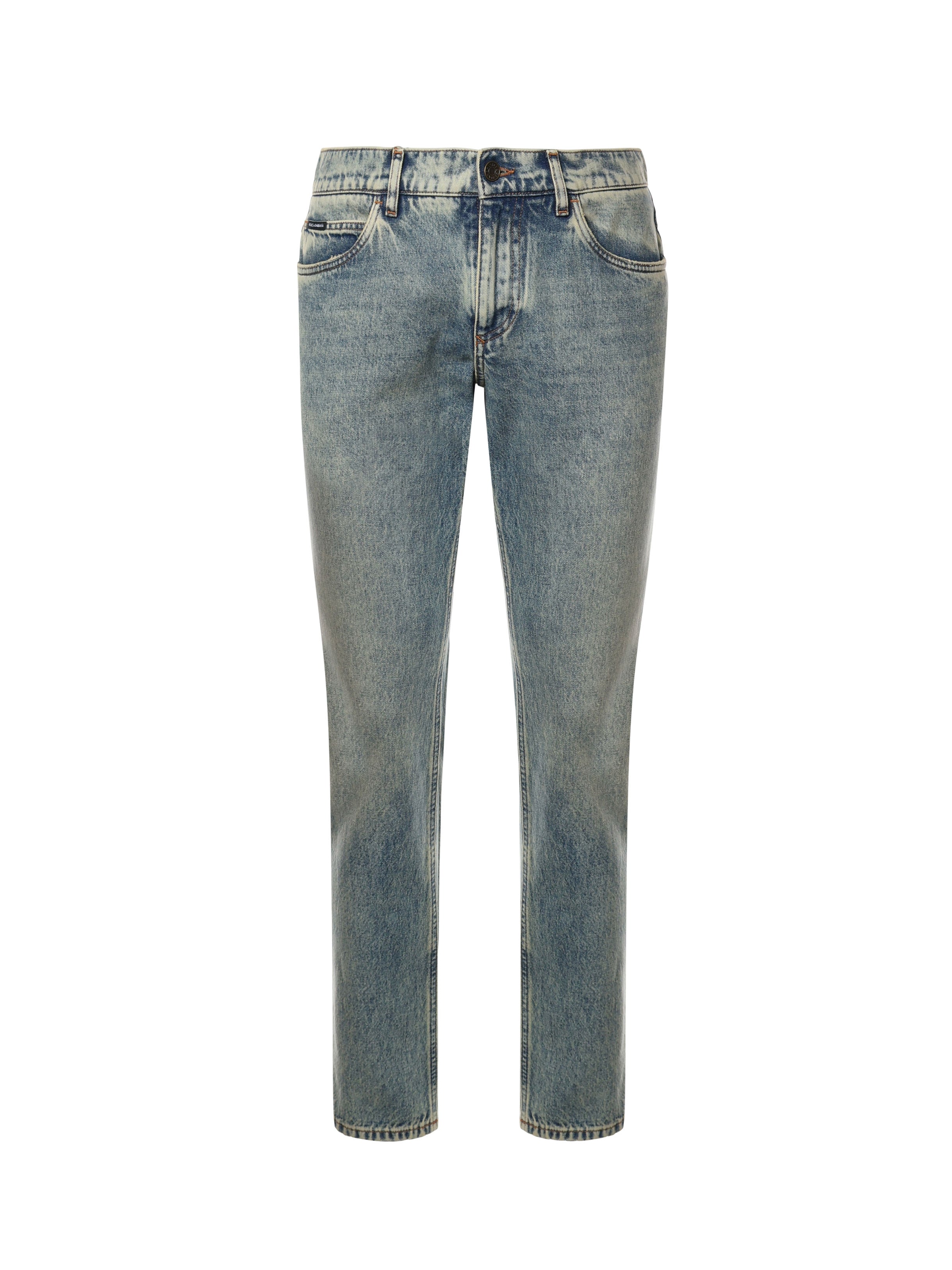 Jeans modello Regular cinque tasche realizzato in denim GYJCCD G8ME5S9001 DOLCE & GABBANA 