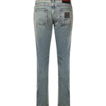 Jeans modello Regular cinque tasche realizzato in denim GYJCCD G8ME5S9001 DOLCE & GABBANA 