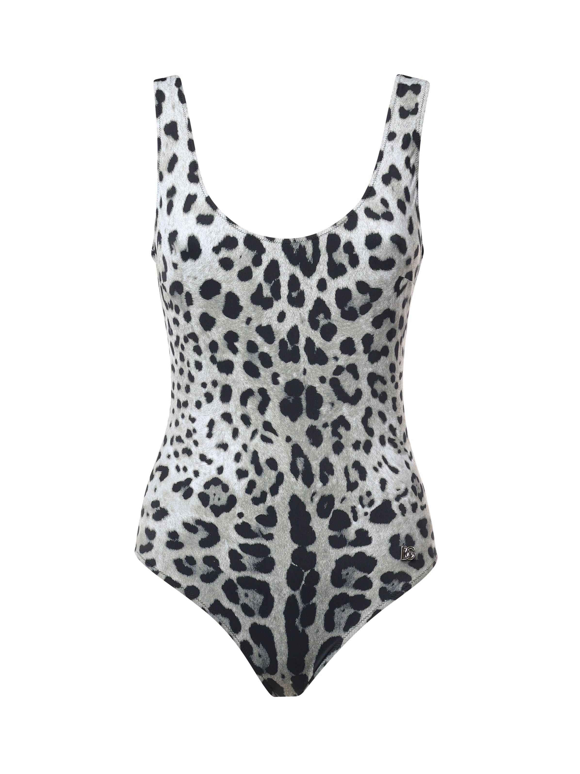 Costume intero olimpionico stampa Leopardo O9A46J ONO11HI13N DOLCE & GABBANA 