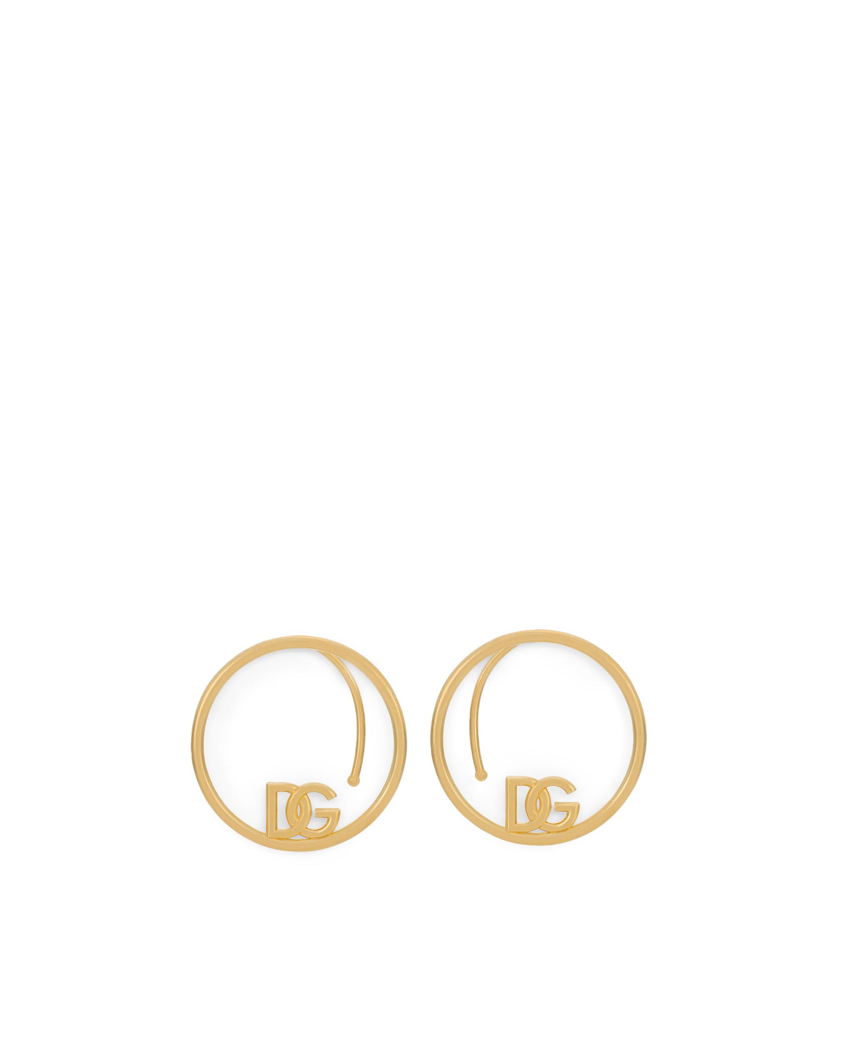 Orecchini a cerchio con logo DG WEO8L3 W1111ZOO00 DOLCE & GABBANA 