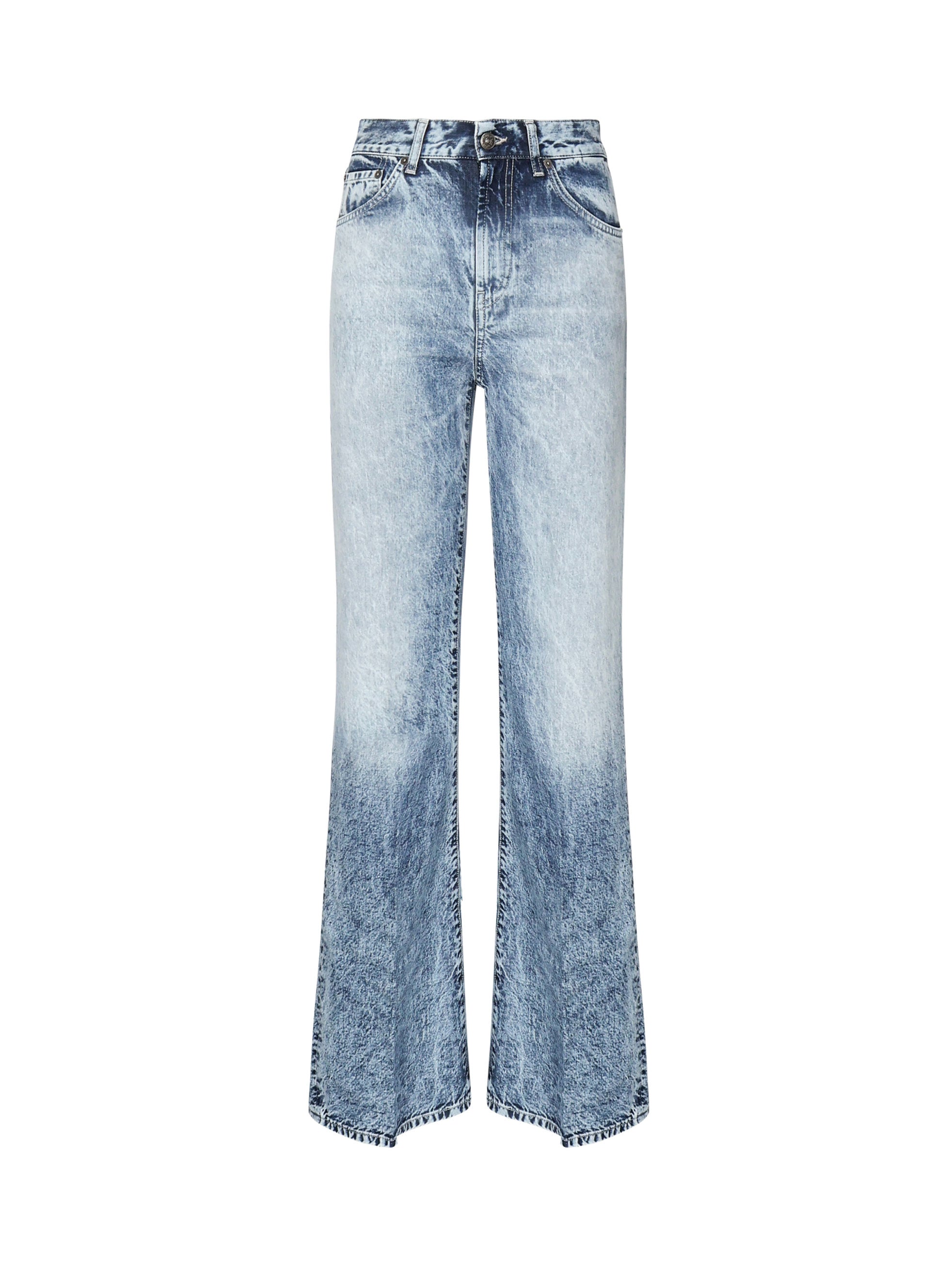 Jeans Amber wide leg in denim DP619 DF0266DIO6800 DONDUP 
