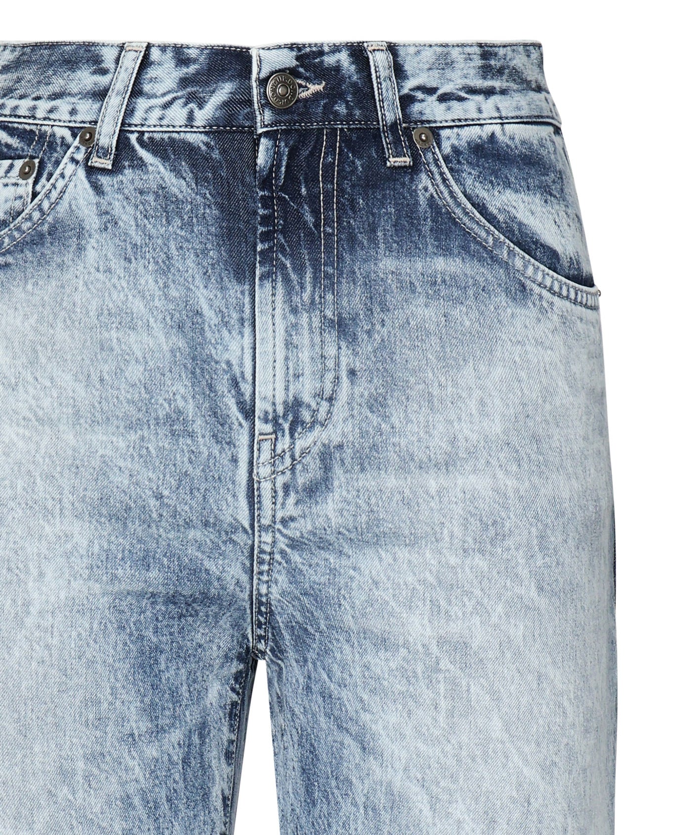 Jeans Amber wide leg in denim DP619 DF0266DIO6800 DONDUP 