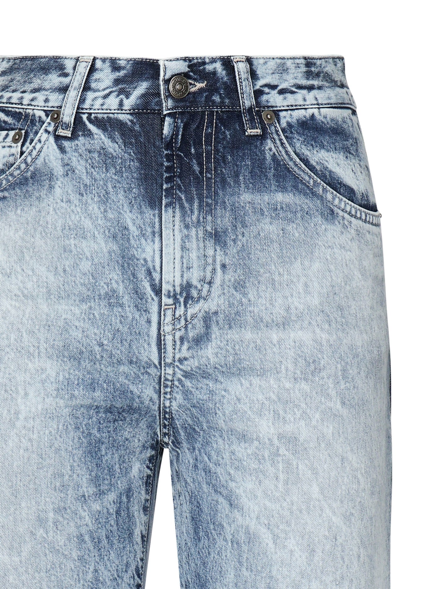 Jeans Amber wide leg in denim DP619 DF0266DIO6800 DONDUP 