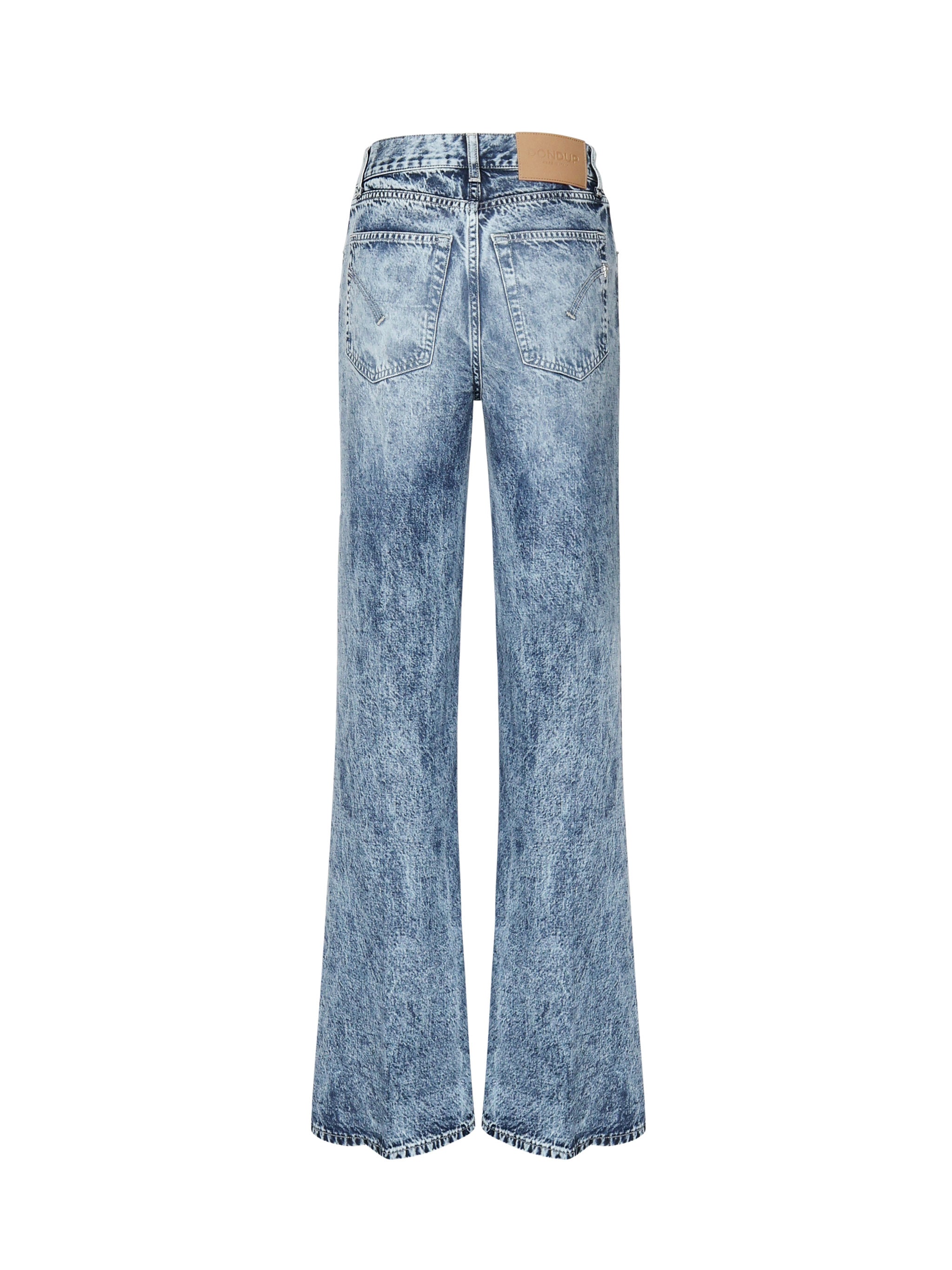Jeans Amber wide leg in denim DP619 DF0266DIO6800 DONDUP 