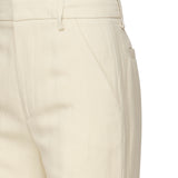 Pantaloni Reina in twill di viscosa e lino<BR/> DP789 IF0041DXXX004 DONDUP 