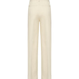 Pantaloni Reina in twill di viscosa e lino<BR/> DP789 IF0041DXXX004 DONDUP 