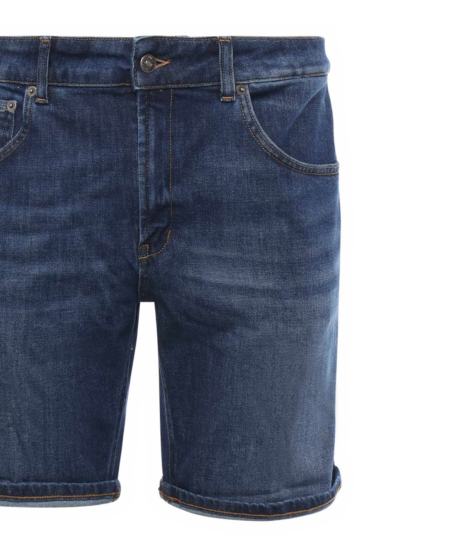 Bermuda Derick in denim stretch UP454 DSE340UIM6800 DONDUP 