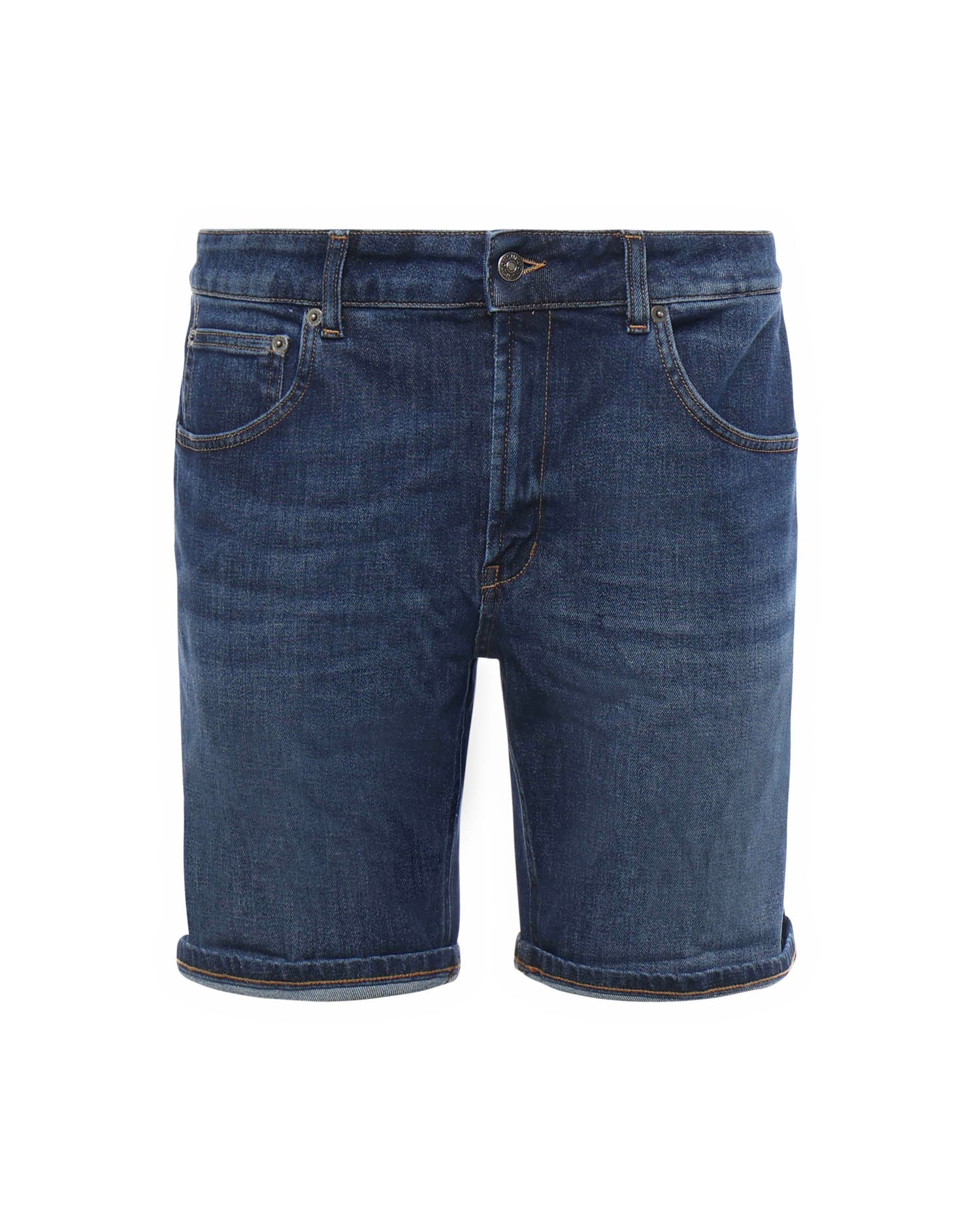 Bermuda Derick in denim stretch UP454 DSE340UIM6800 DONDUP 