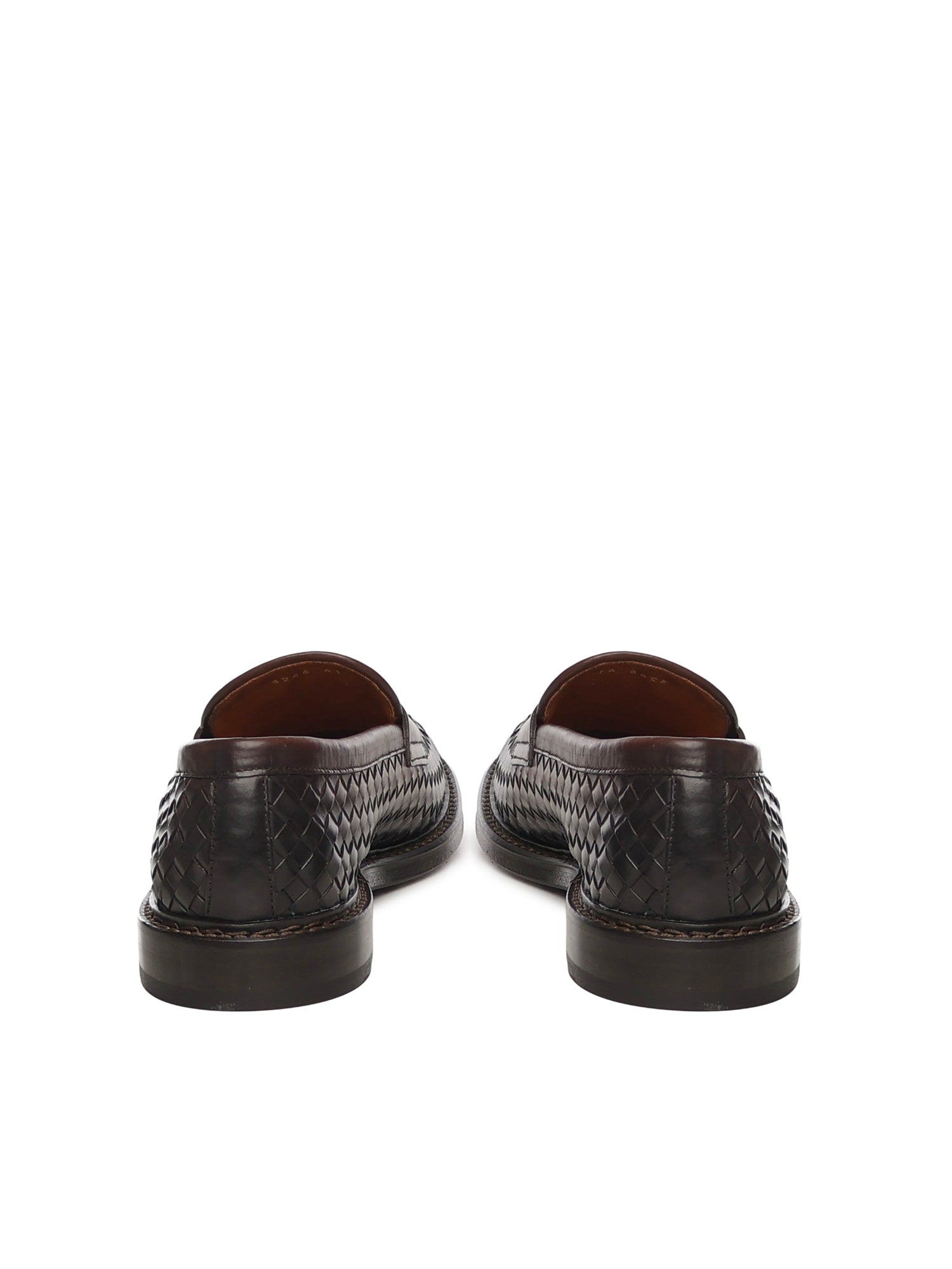 Mocassino in pelle intrecciata DU3266PHOEUY195 TM00 DOUCAL'S 