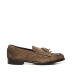 Mocassino in suede con nappine e frangia DU3399STRAUY260 TM08 DOUCAL'S 