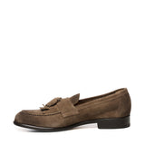 Mocassino in suede con nappine e frangia DU3399STRAUY260 TM08 DOUCAL'S 