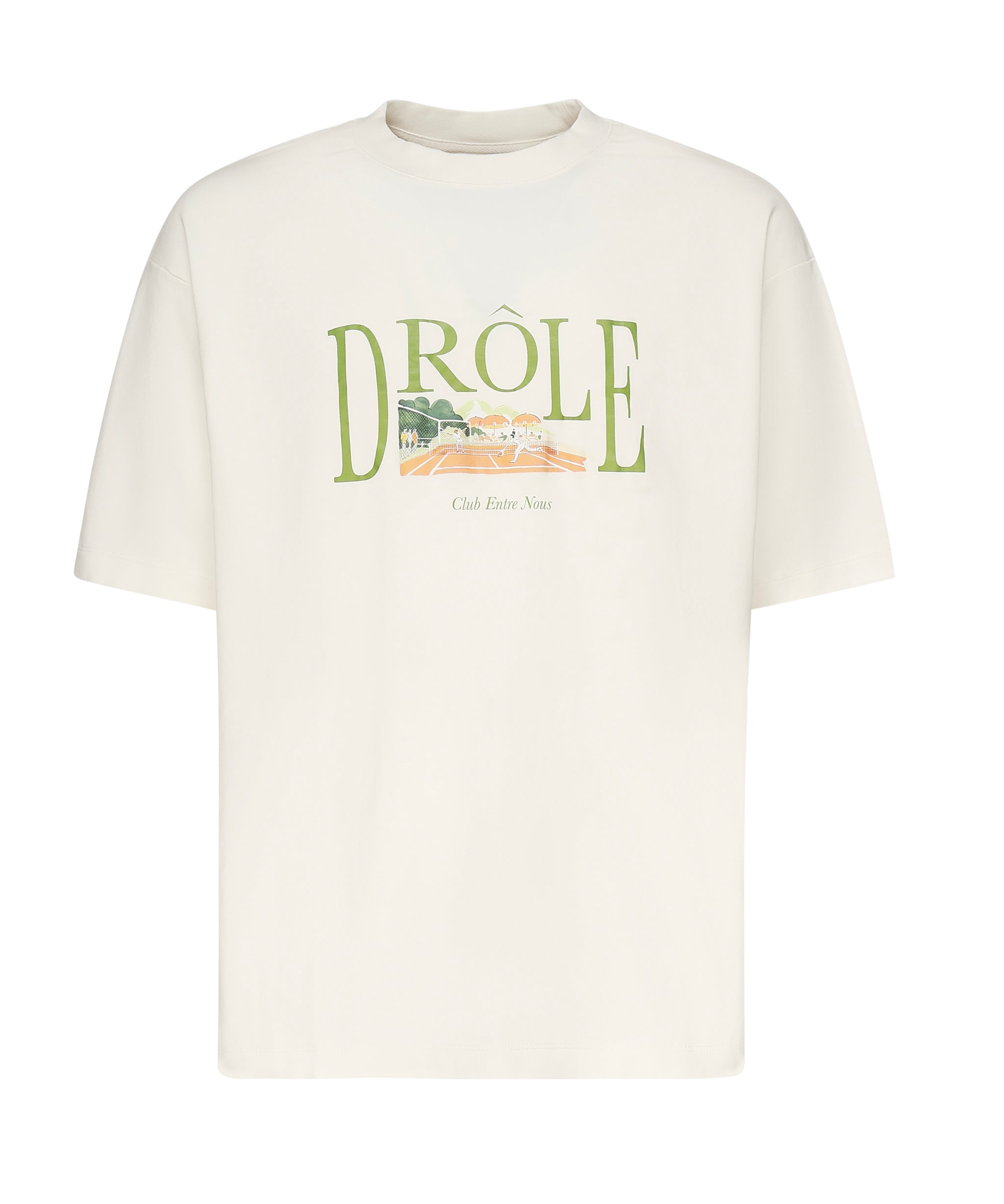 T-shirt Tennis Court<BR/> TS246CO002 OW Drôle de Monsieur 