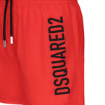 Boxer midi con logo<BR/> D7B646000 611 DSQUARED2 