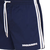 Boxer midi con logo D7B646140 417 DSQUARED2 
