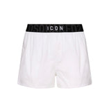 Boxer midi con logo D7B646260 100 DSQUARED2 
