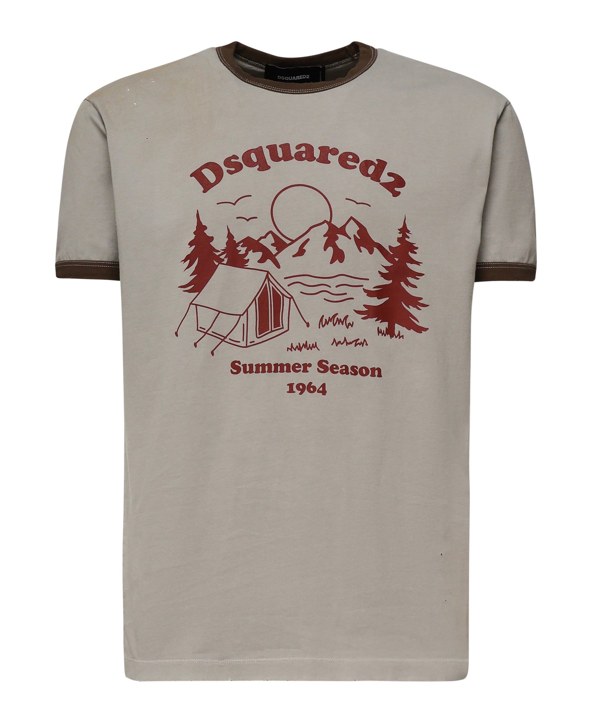 T-shirt con stampa S74GD1390 D20035850 DSQUARED2 