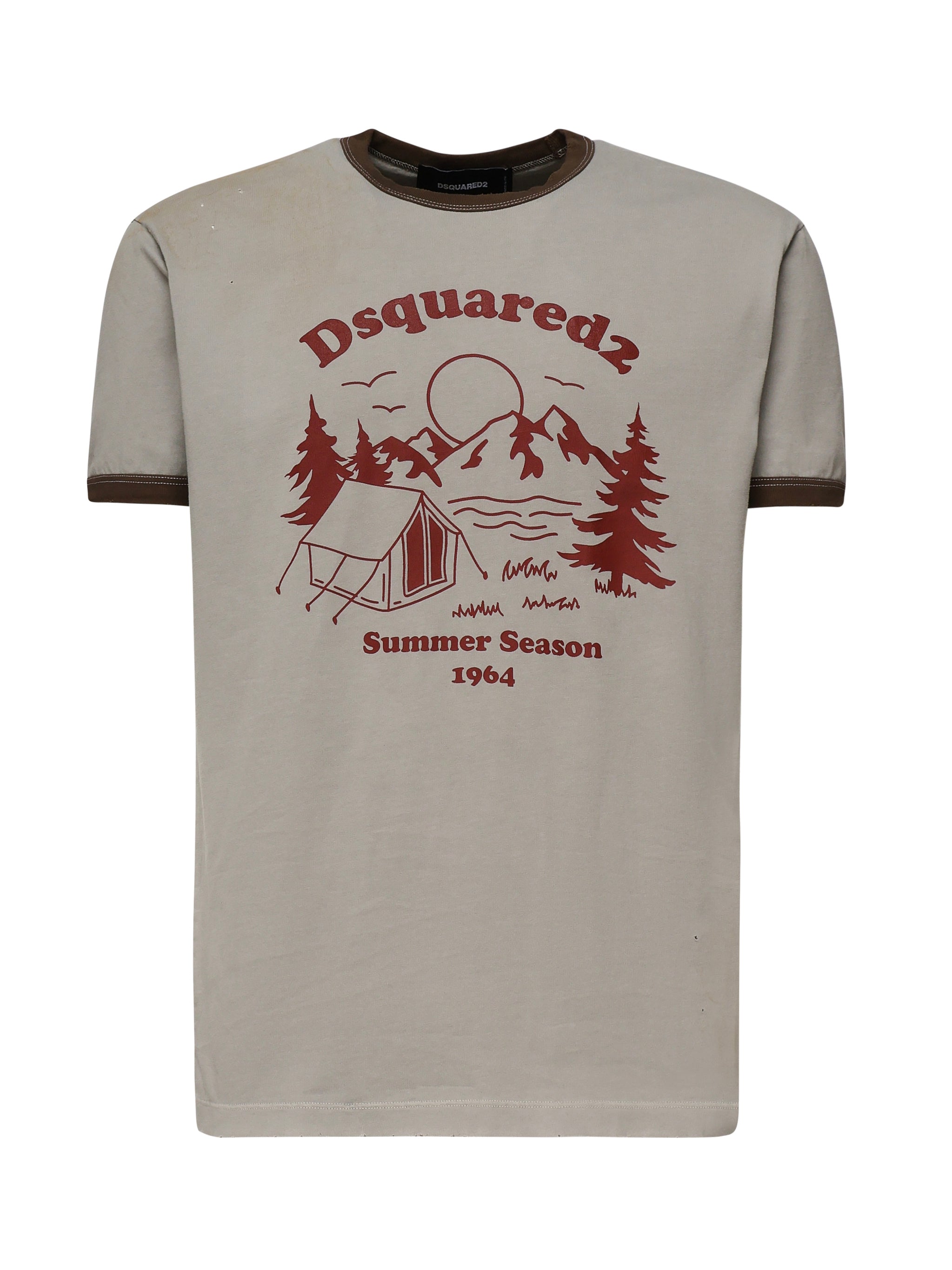 T-shirt con stampa S74GD1390 D20035850 DSQUARED2 