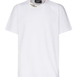 T-shirt regular fit con logo ricamato S74GD1417 D20020100 DSQUARED2 