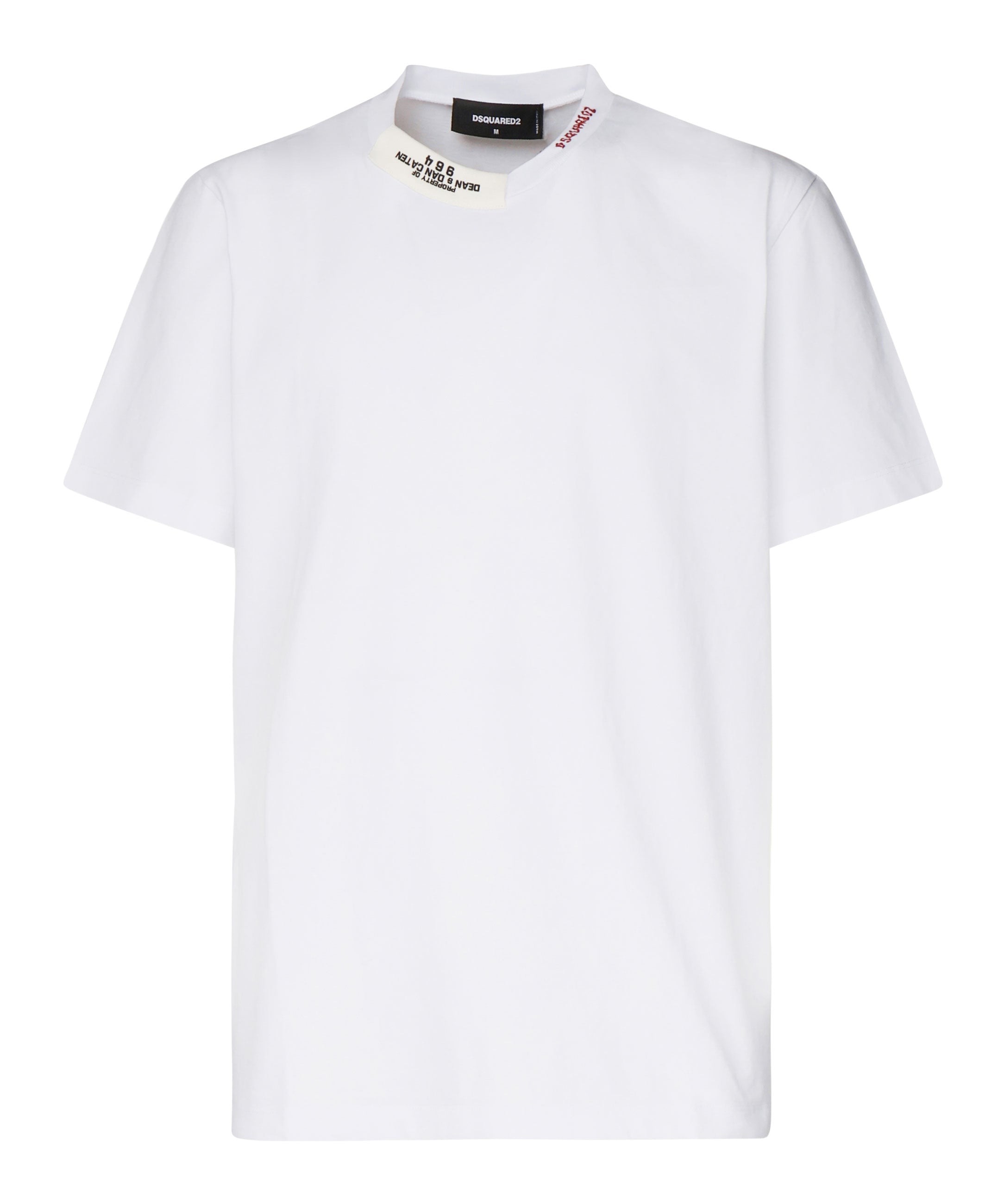 T-shirt regular fit con logo ricamato S74GD1417 D20020100 DSQUARED2 