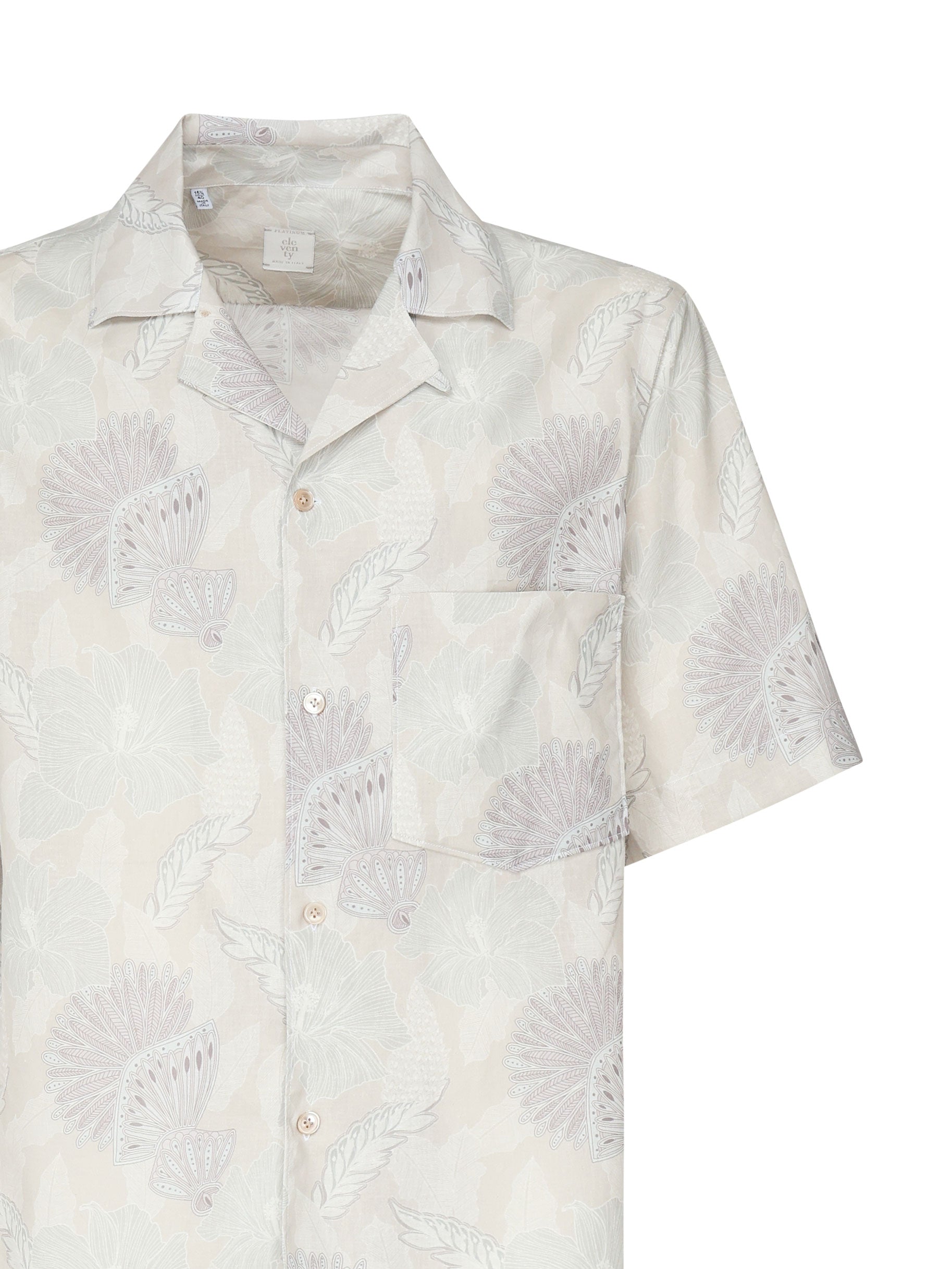 Camicia con stampa paisley K75CAMK07TES0K227 02-47 ELEVENTY 