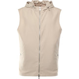 Gilet con cappuccio in seta K75GILK04TES0K085 02 ELEVENTY 