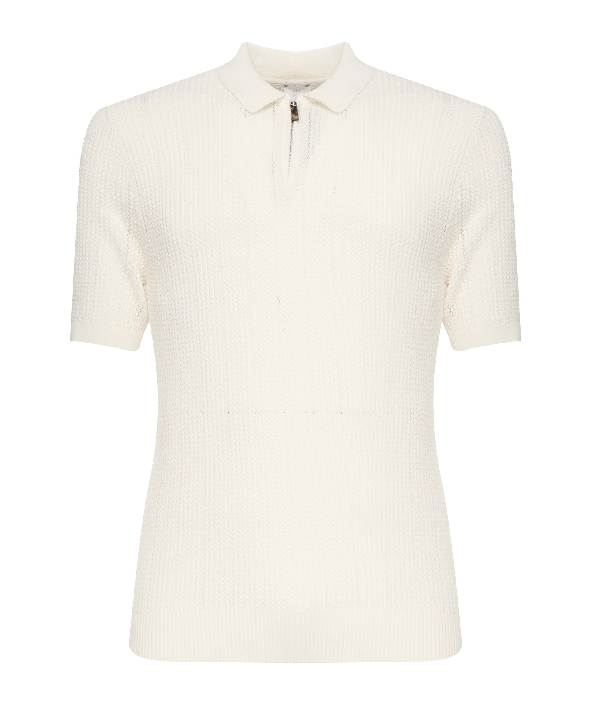 Polo con zip a coste K76POLK17MAG0A001 01 ELEVENTY 