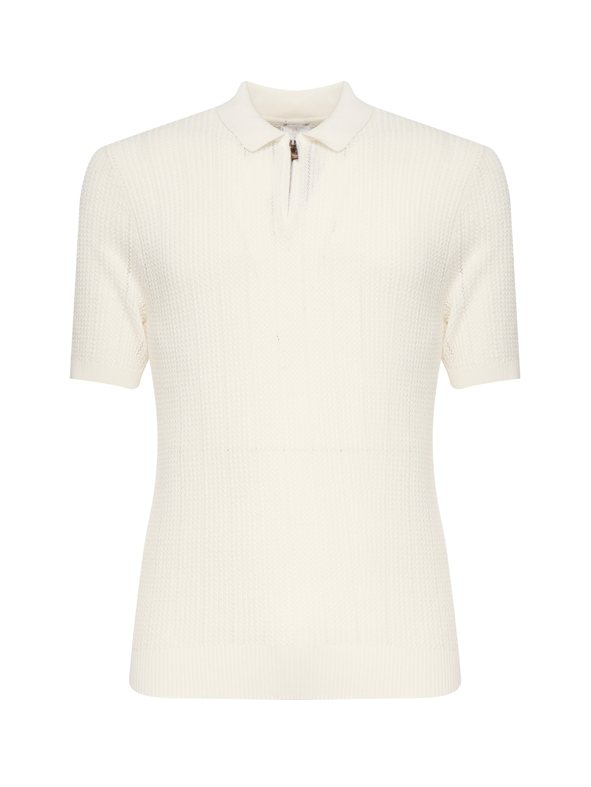 Polo con zip a coste K76POLK17MAG0A001 01 ELEVENTY 