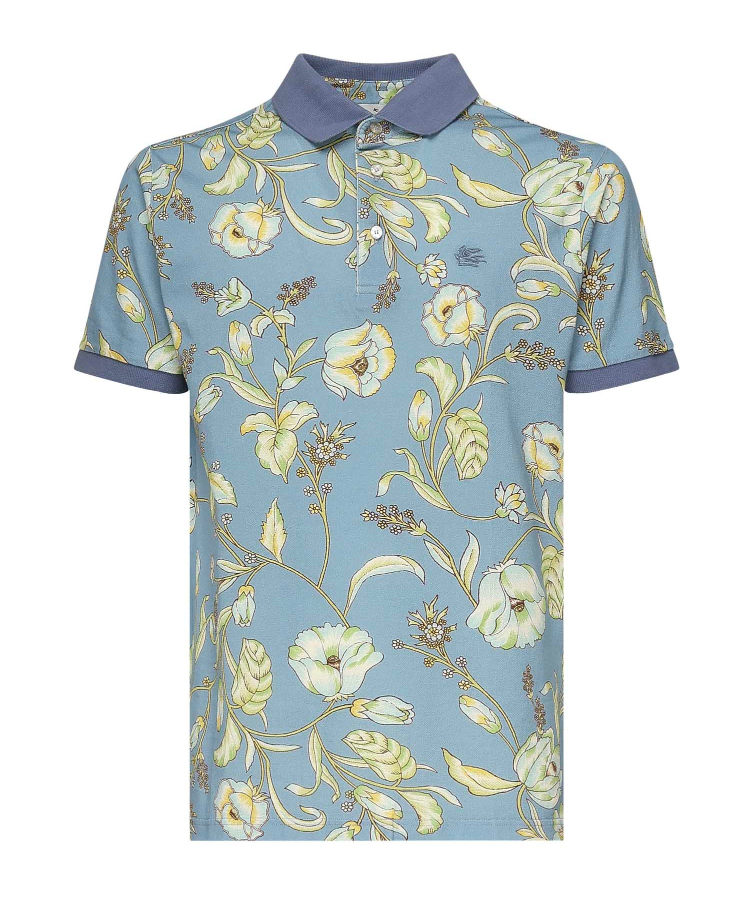 Polo con stampa floreale MRMD0004 AK571X0880 ETRO 