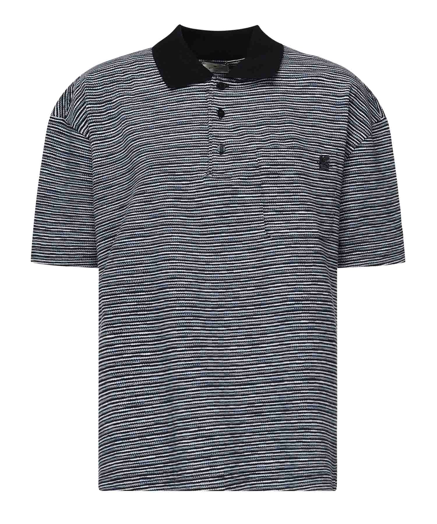 Polo a righe in cotone <BR/> MRMD0015 99JR503S9880 ETRO 