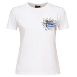 T-shirt con ricamo e stampa WRMA0006 AK788W0111 ETRO 