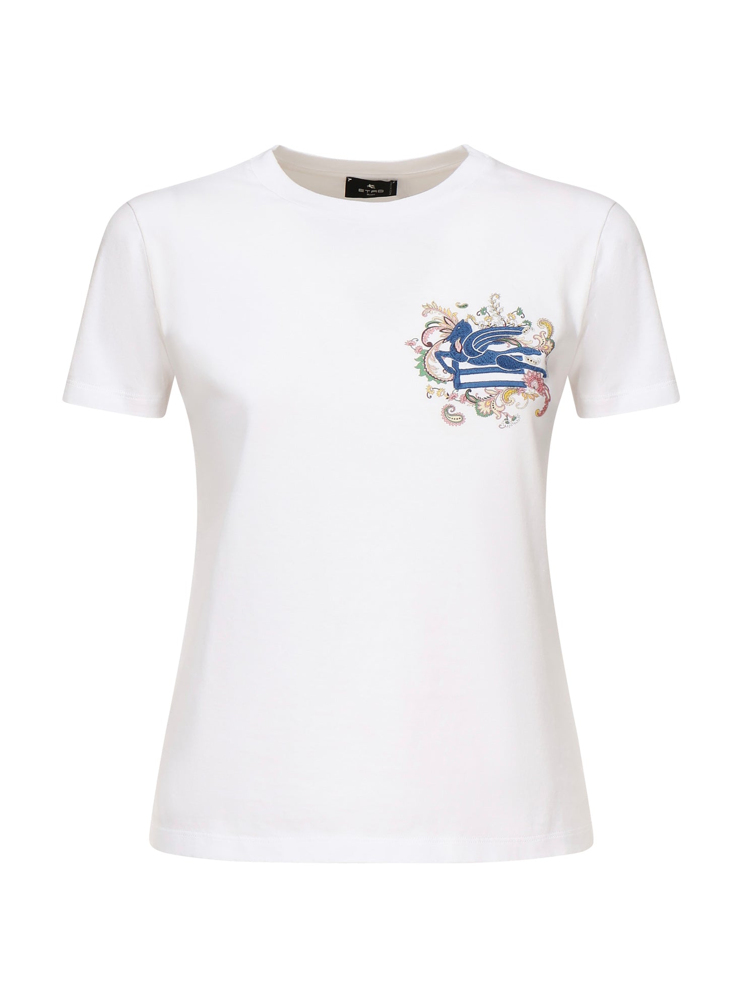 T-shirt con ricamo e stampa WRMA0006 AK788W0111 ETRO 