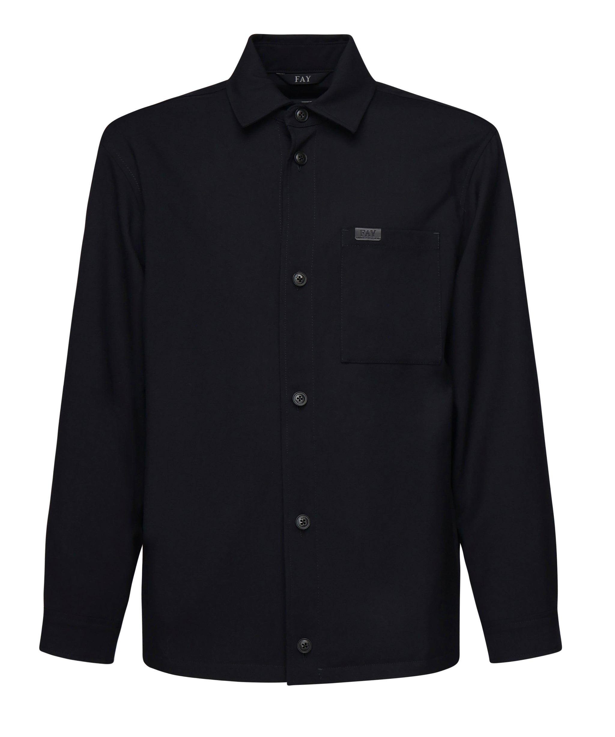 Giacca camicia in tela di lana NAM04500500UMA U808 FAY 