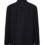 Giacca camicia in tela di lana NAM04500500UMA U808 FAY 
