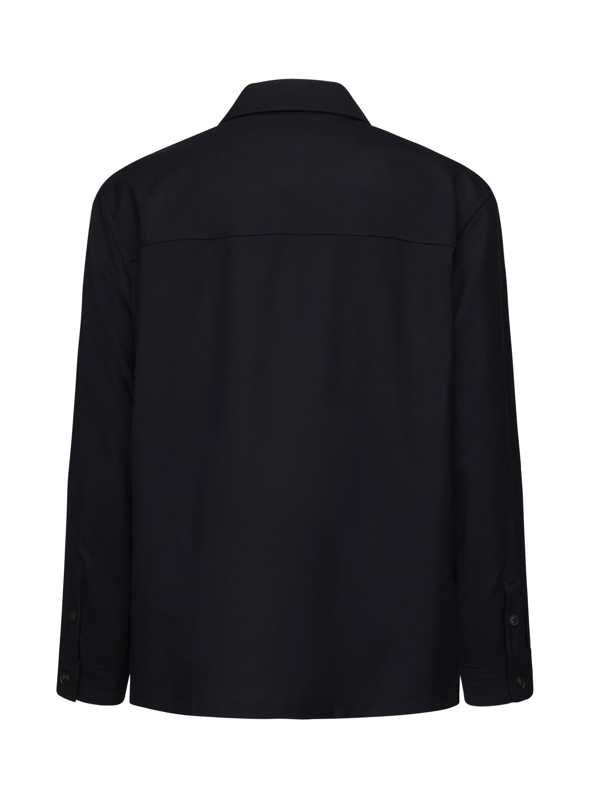 Giacca camicia in tela di lana NAM04500500UMA U808 FAY 