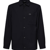 Giacca camicia in tela di lana NAM04500500UMA U808 FAY 