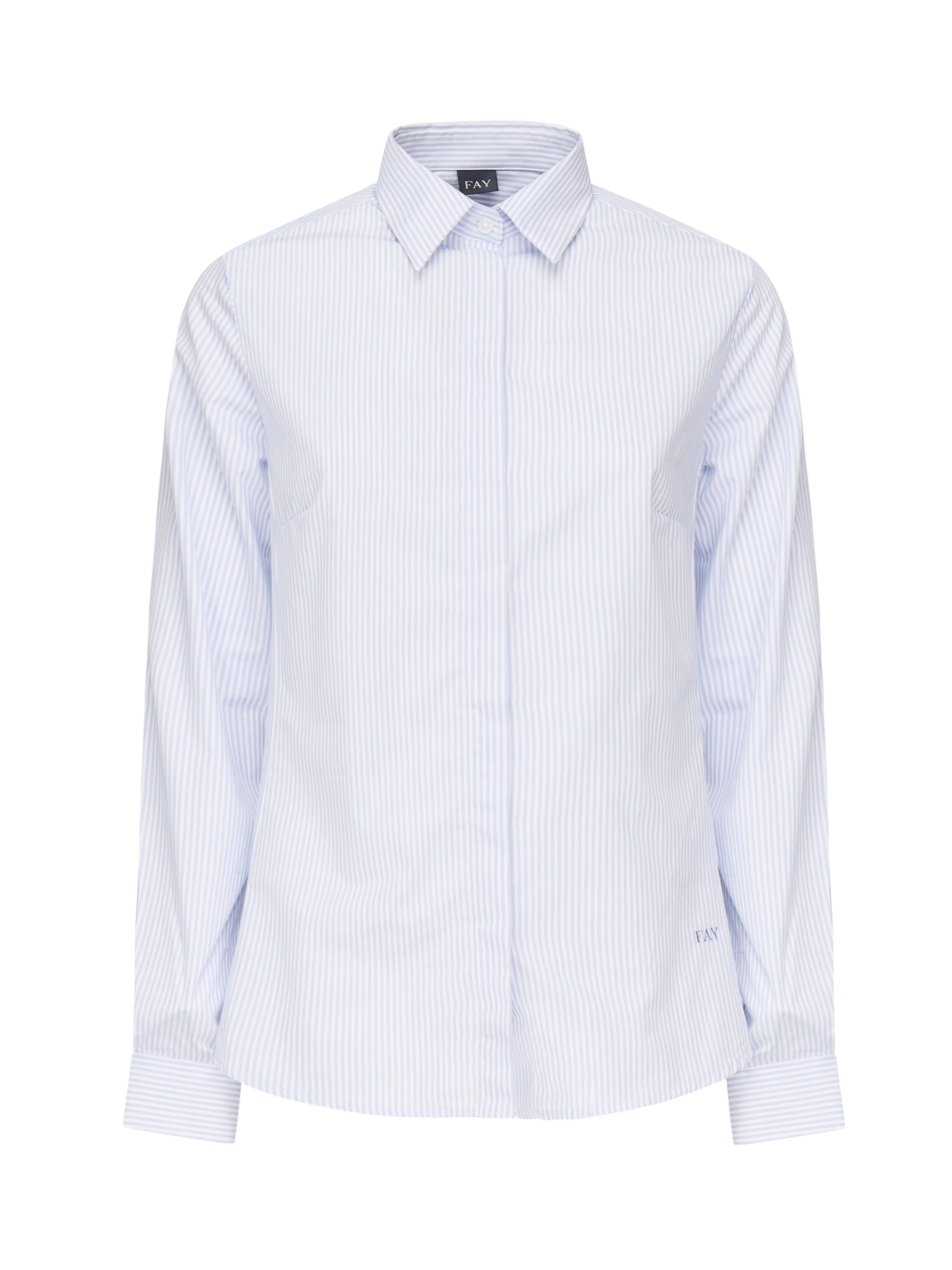 Camicia Slim a righe<BR/> NCWA1505650XAM U603 FAY 