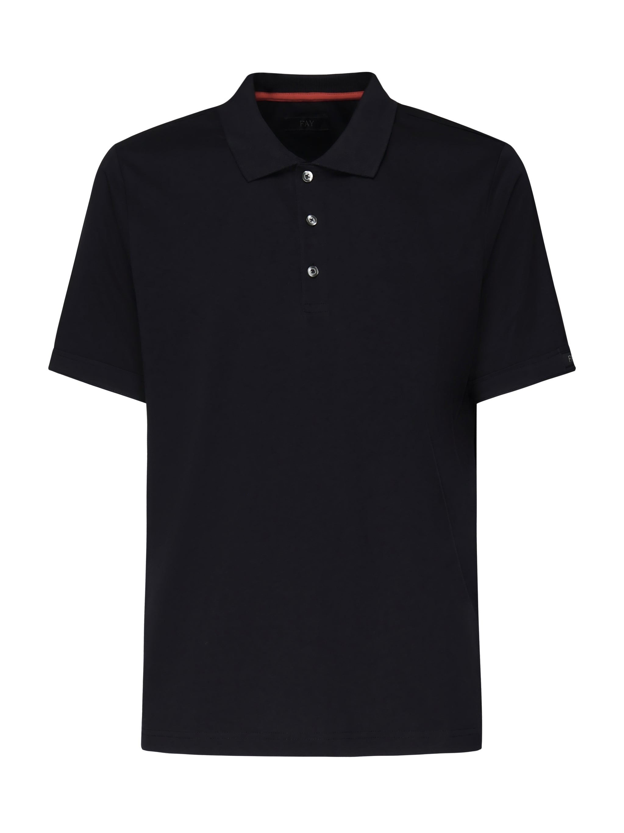 Polo in cotone con logo NPMB2501340UCX U806 FAY 