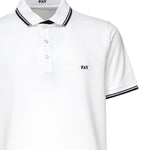 Polo in piqué con righe NPMB250140STDW B001 FAY 