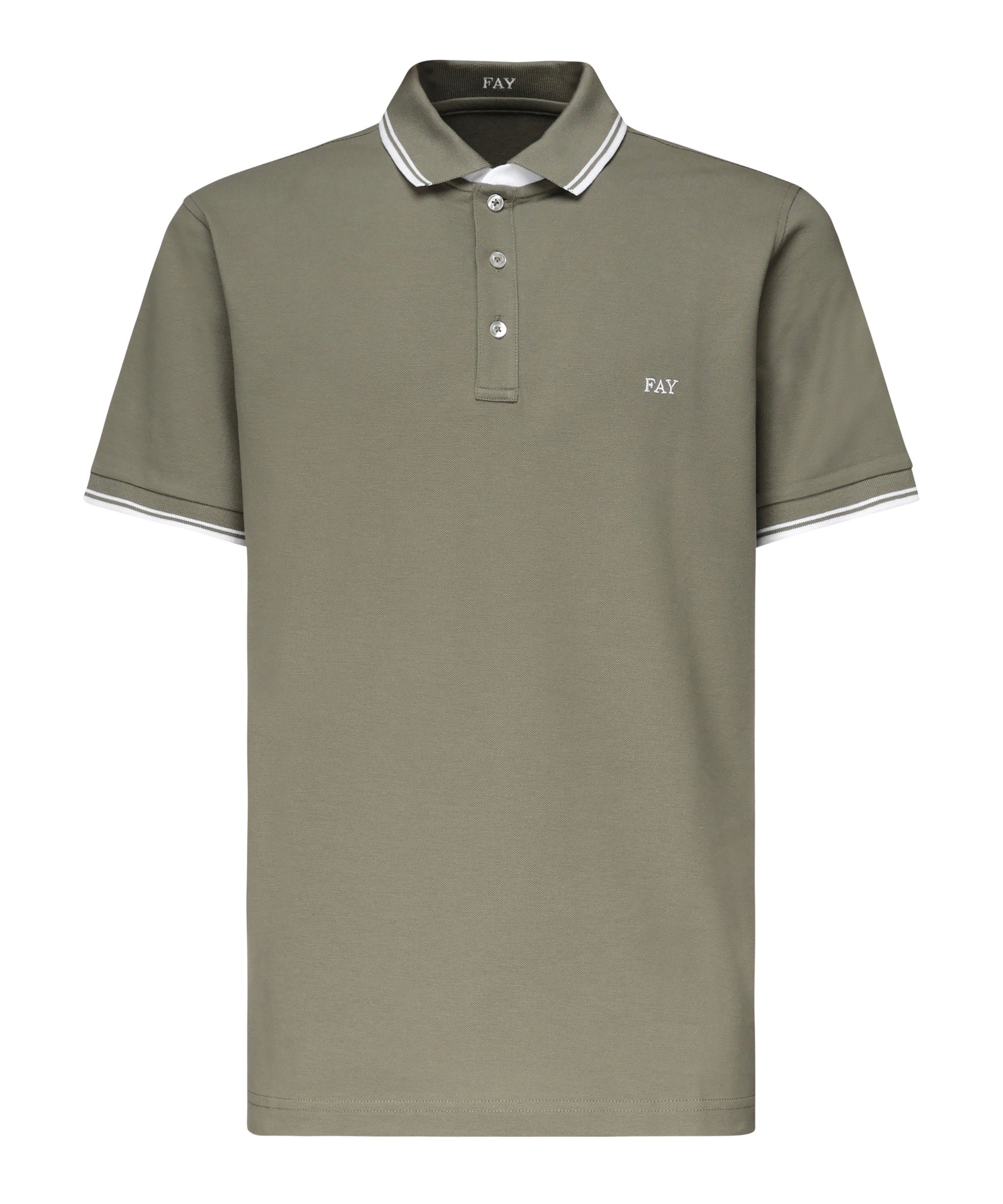 Polo con logo NPMB250140STDW V201 FAY 