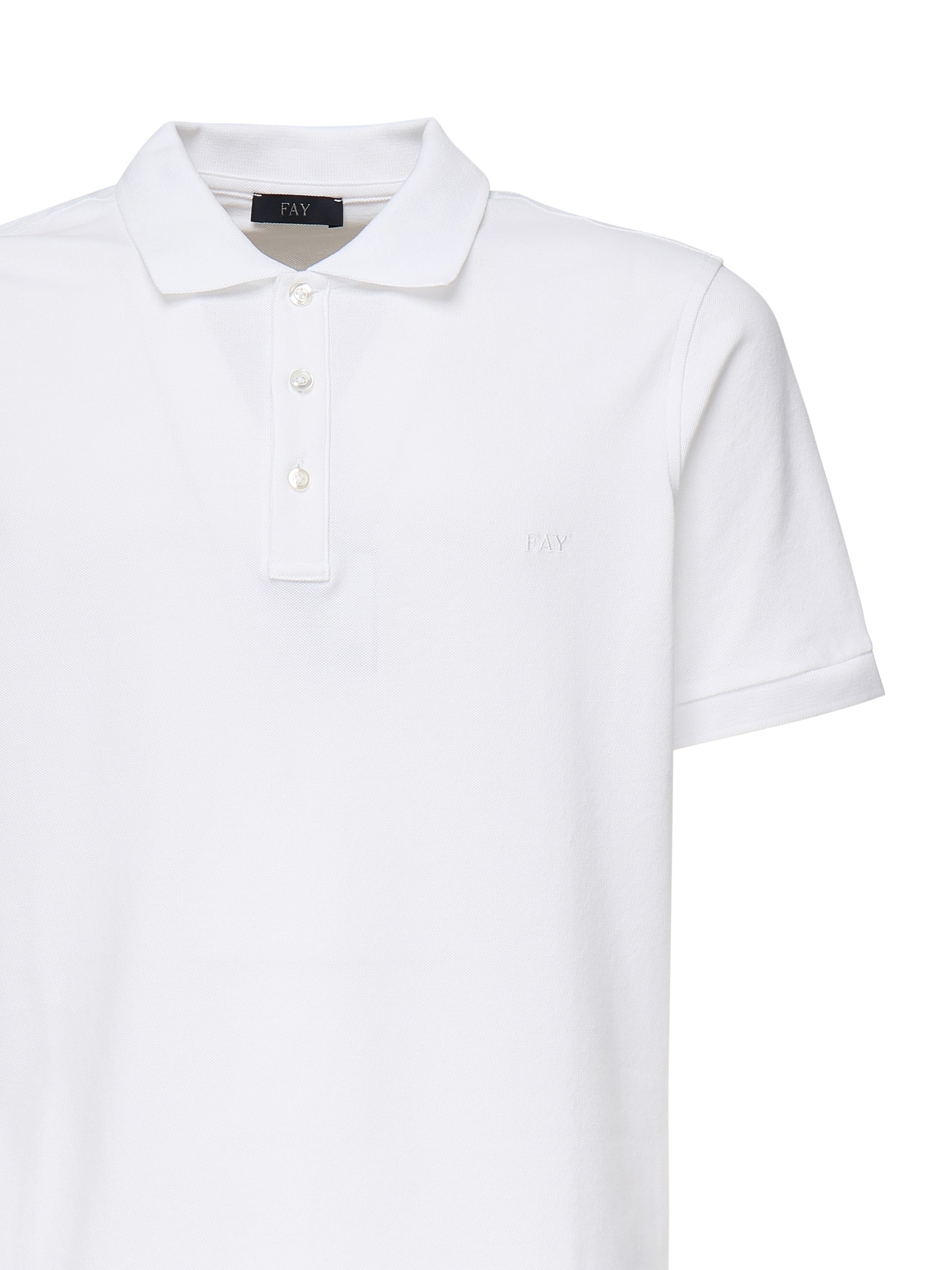 Polo in Piquet NPMB250144STDW B001 FAY 
