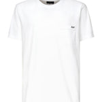 T-shirt con logo ricamato NPMB3501280UCX B001 FAY 